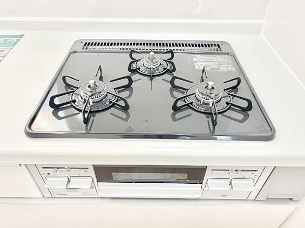 三口ガスコンロでお料理が一気にはかどりそう