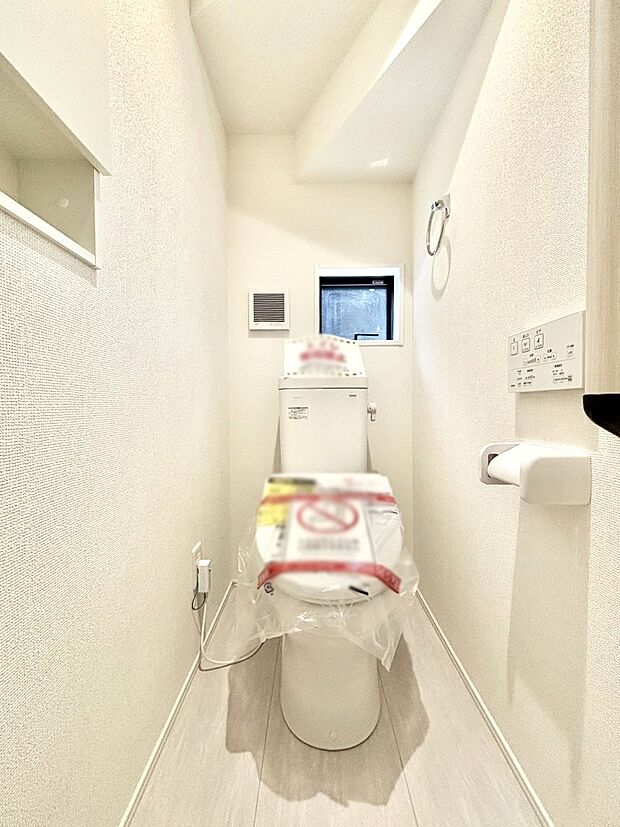 トイレは1階と2階それぞれに配置されていてとても便利です。
