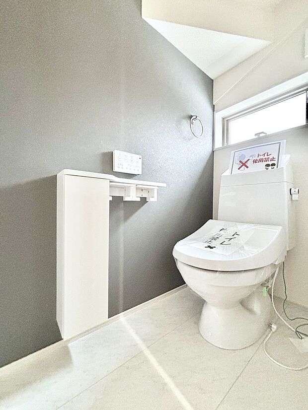 ウォシュレット付きトイレが1階と2階それぞれに配置されていてとても便利です。 