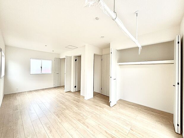将来は2部屋にすることもできますね。お年頃になったら夢の個室にチェンジ!