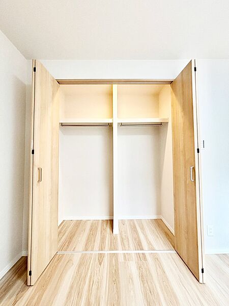 収納力あるクローゼット
