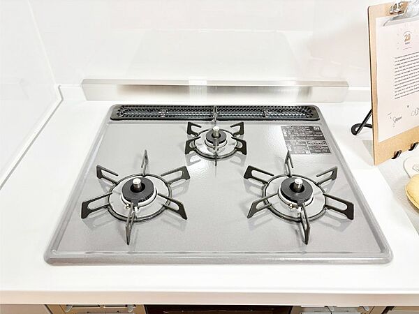 三口ガスコンロでお料理が一気にはかどりそう
