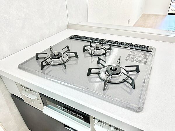 三口ガスコンロでお料理が一気にはかどりそう