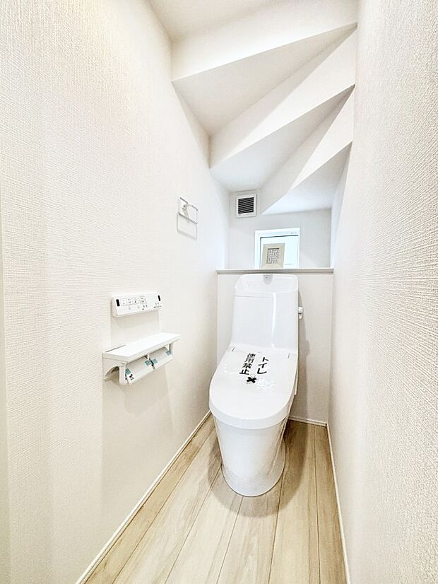 ウォシュレット付きトイレが1階と2階それぞれに配置されていてとても便利です。