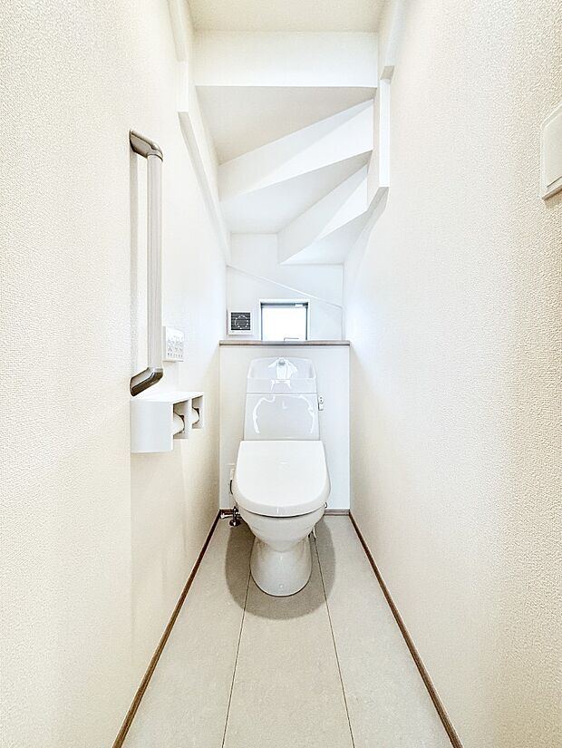 ウォシュレット付きトイレが1階と2階それぞれに配置されていてとても便利です。