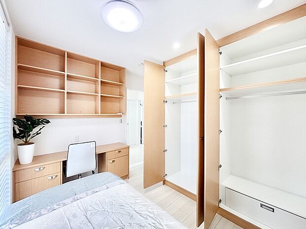 収納も充実しています!どんなお部屋にするか考えるのが楽しみですね。