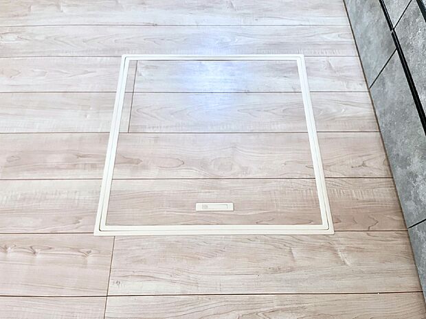 床下収納付き！日用品・非常用品の収納にも大活躍。
