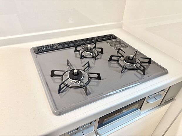 三口ガスコンロでお料理が一気にはかどりそう