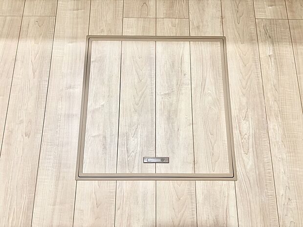 床下収納付き！日用品・非常用品の収納にも大活躍。