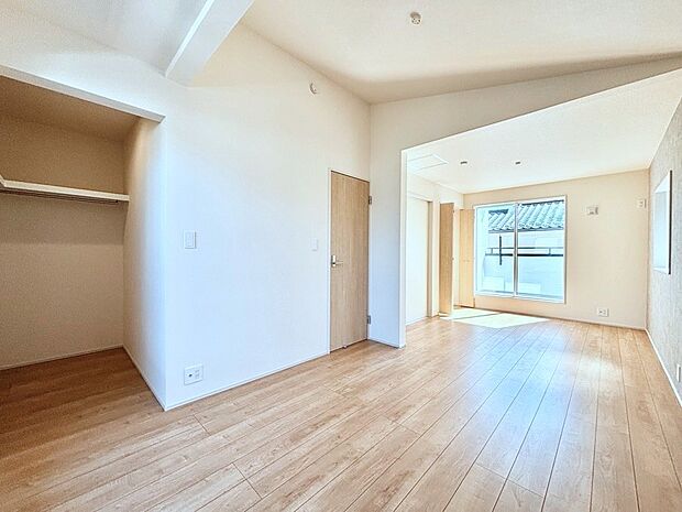 将来は2部屋にすることもできますね。お年頃になったら夢の個室にチェンジ!