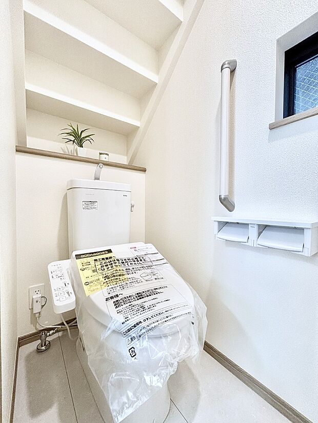 トイレは1階と2階それぞれに配置されていてとても便利です。 