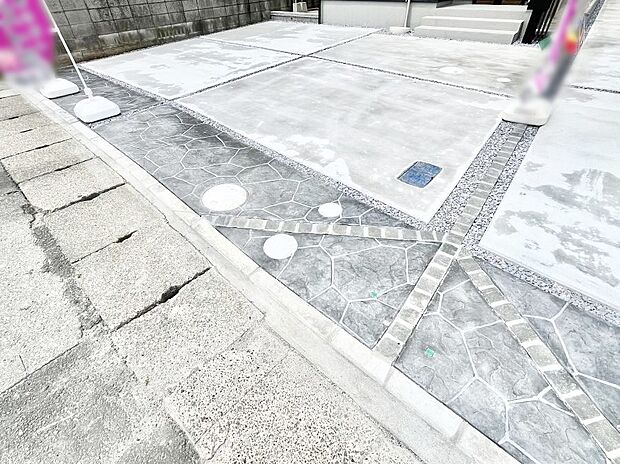 並列2台駐車可能なゆとりのカースペース