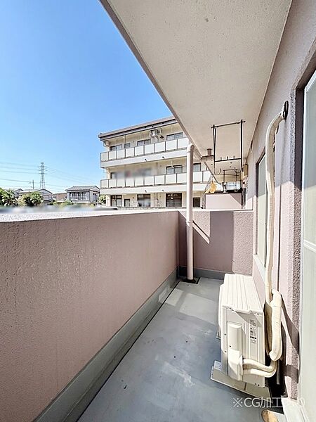 心地よい風を感じながらお洗濯物が干せそうです