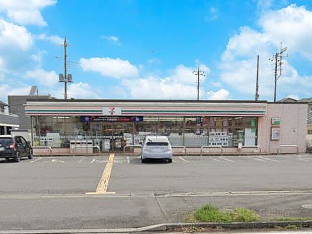 コンビニ 1200m セブン-イレブン 加須花崎北店