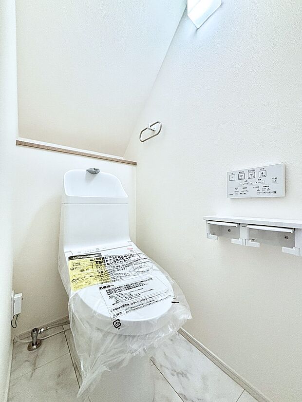 ウォシュレット付きトイレが1階と2階それぞれに配置されていてとても便利です。