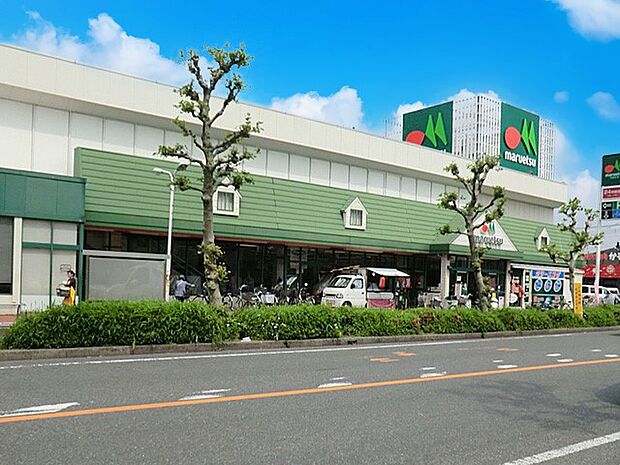 スーパー 900m マルエツ元郷店