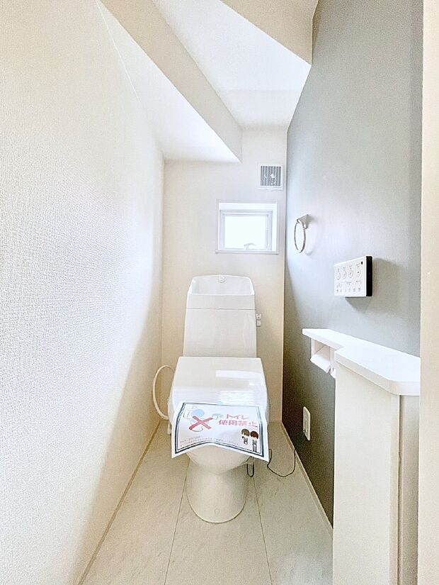 トイレは1階と2階それぞれに配置されていてとても便利です。
