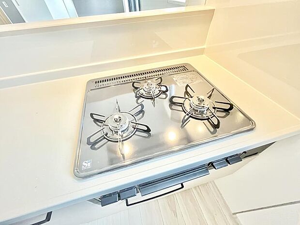 三口ガスコンロでお料理が一気にはかどりそう