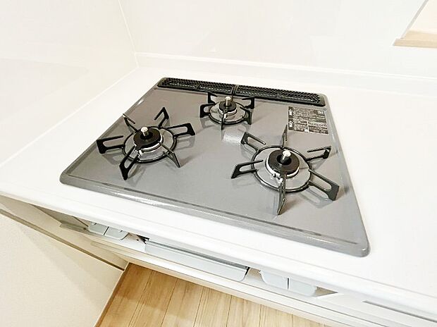 三口ガスコンロでお料理が一気にはかどりそう
