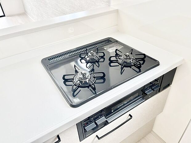 三口ガスコンロでお料理が一気にはかどりそう