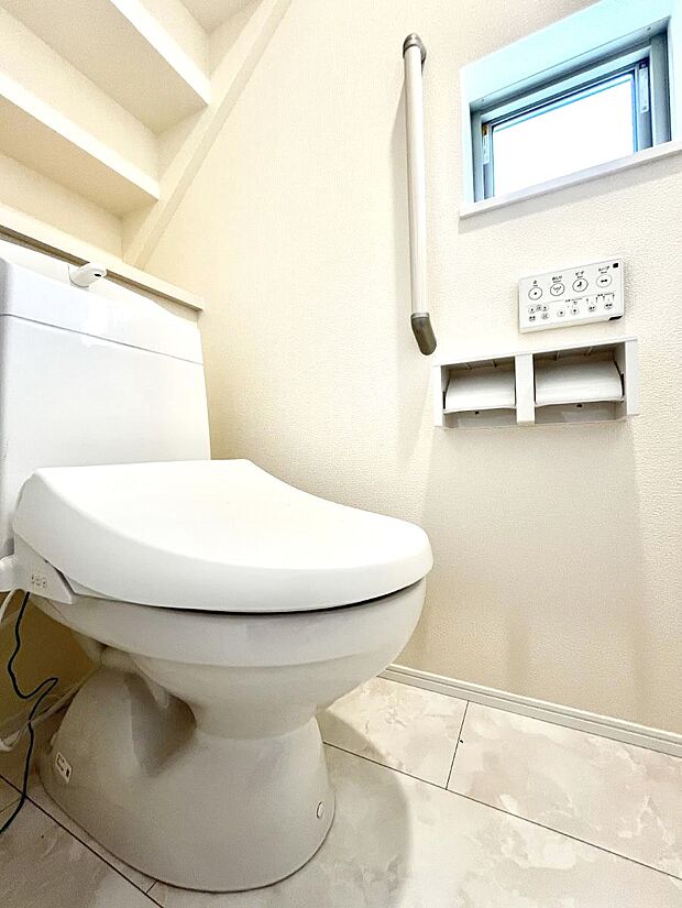 トイレは1階と2階それぞれに配置されていてとても便利です。