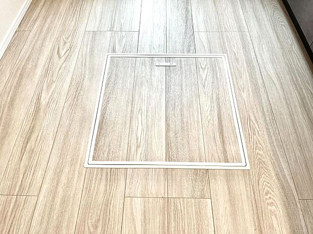 床下収納付き！日用品・非常用品の収納にも大活躍。
