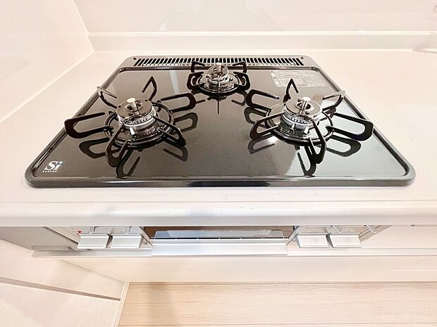 三口ガスコンロでお料理が一気にはかどりそう