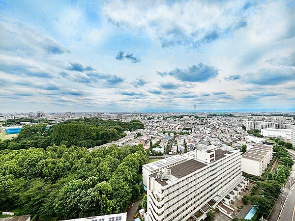 開放的な眺望も楽しめる住まい