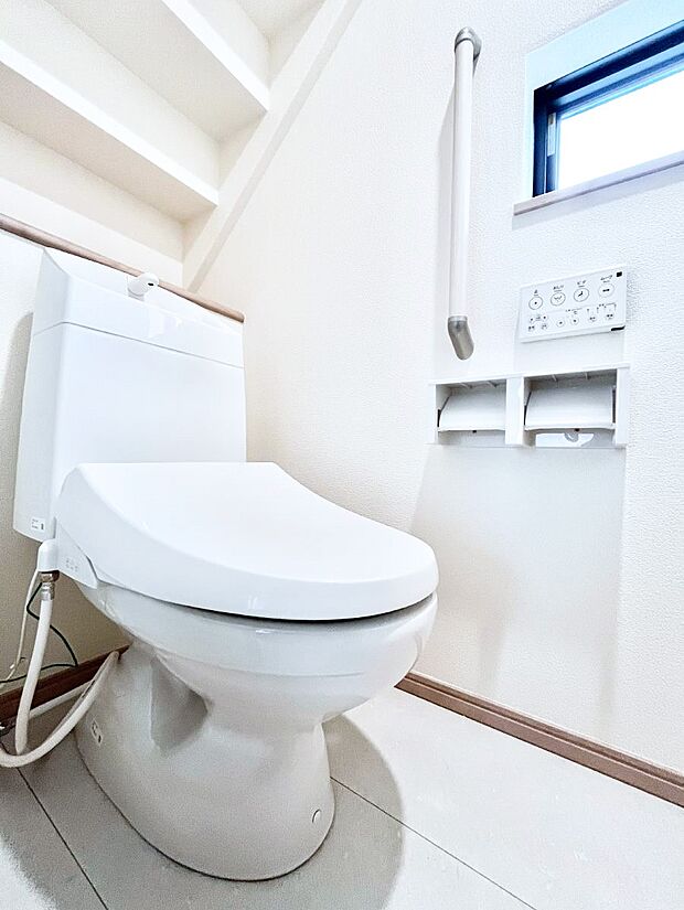 トイレは1階と2階それぞれに配置されていてとても便利です。