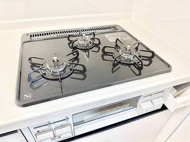 三口ガスコンロでお料理が一気にはかどりそう