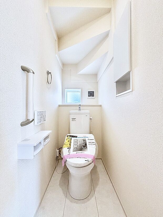 ウォシュレット付きトイレが1階と2階それぞれに配置されていてとても便利です。