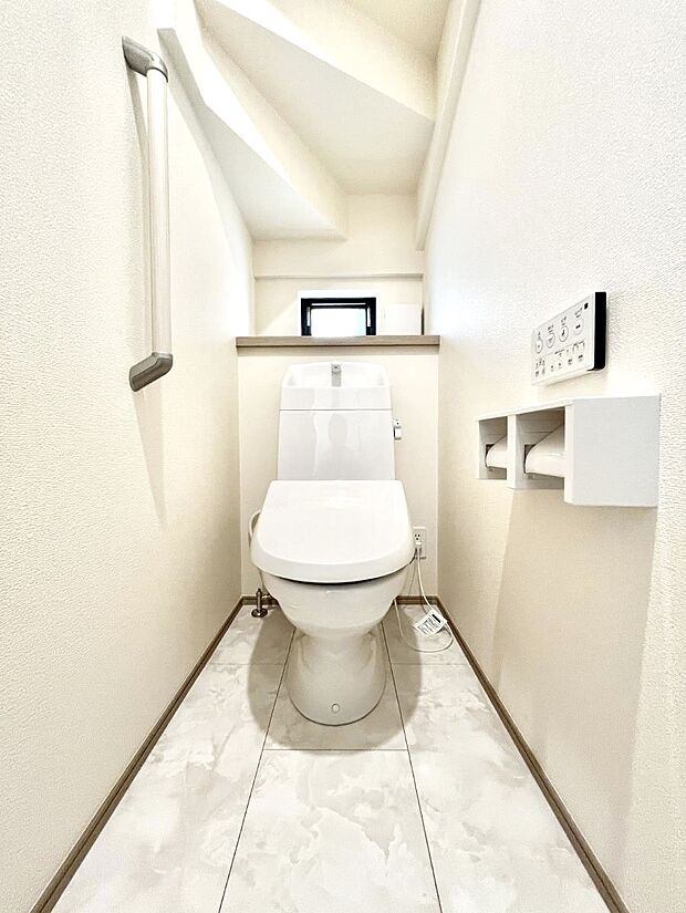 トイレは1階と2階それぞれに配置されていてとても便利です。