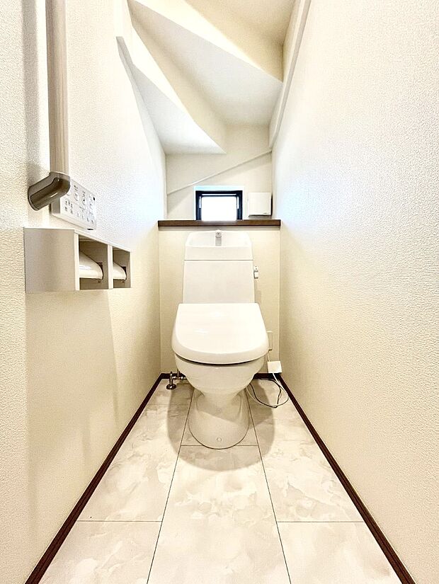 トイレは1階と2階それぞれに配置されていてとても便利です。