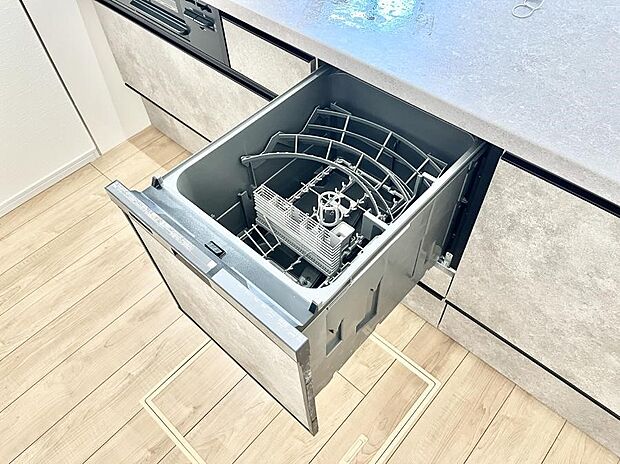 面倒なお片づけは食洗機にお任せ!家事の負担が減って、時間にも気持ちにもゆとりができます。