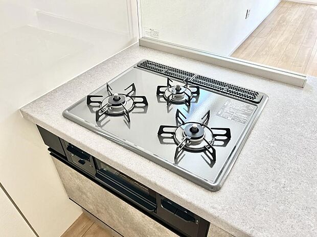 三口ガスコンロでお料理が一気にはかどりそう