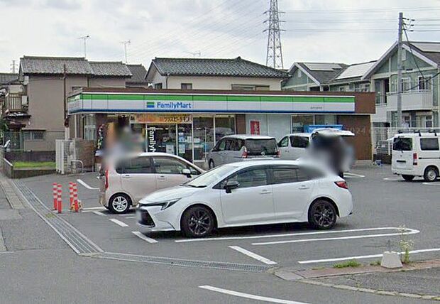 コンビニ 400m ファミリーマート 松戸大金平店