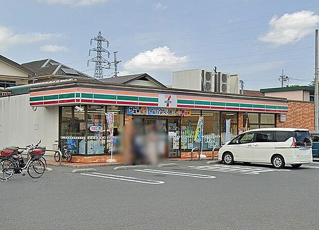 コンビニ 400m セブン-イレブン 松戸大金平2丁目店