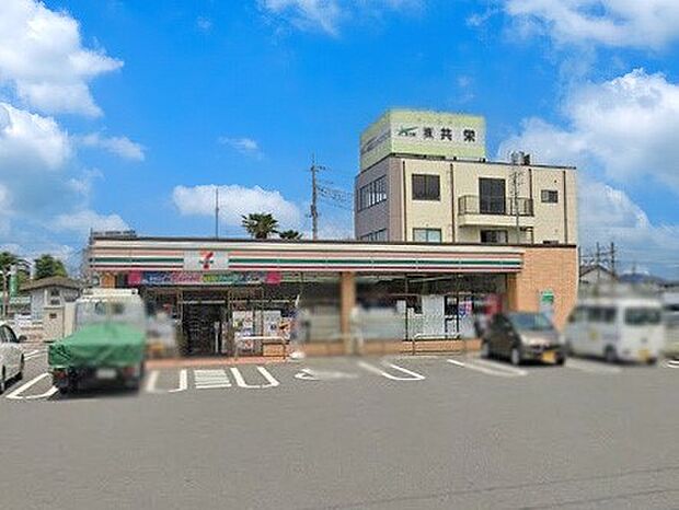 コンビニ 800m セブン-イレブン 加須花崎南店