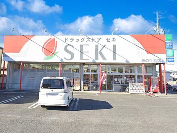 ドラッグストア 300m ドラッグストアセキ藤の牛島店