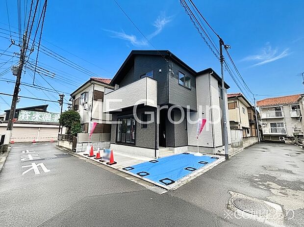 角地なので日当たりも良く、お家が堂々として見えます。