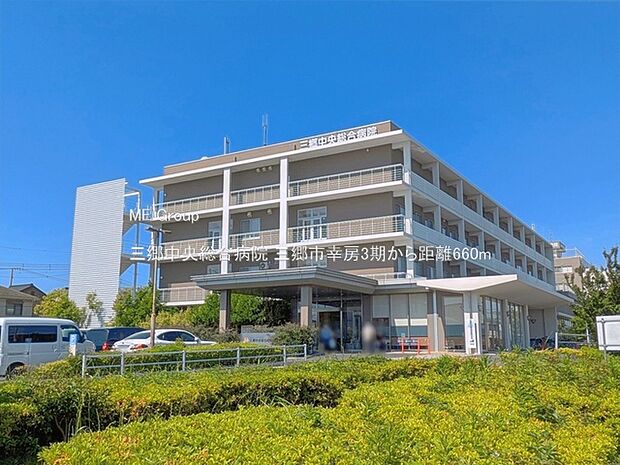 病院 660m 三郷中央総合病院