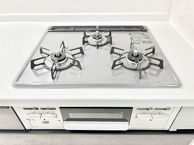 三口ガスコンロでお料理が一気にはかどりそう