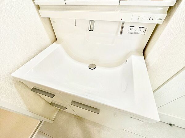 ハンドシャワー付き！使いやすい洗面台。