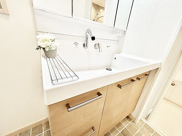 ハンドシャワー付き！使いやすい洗面台。