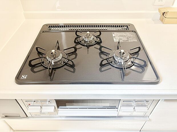 三口ガスコンロでお料理が一気にはかどりそう