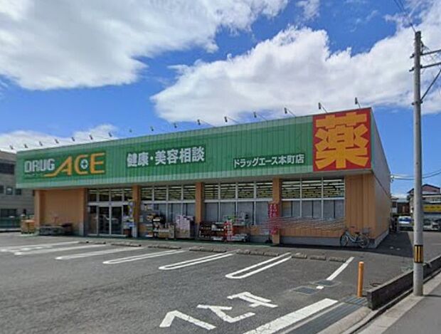ドラッグストア 300m ドラッグエース 本町店
