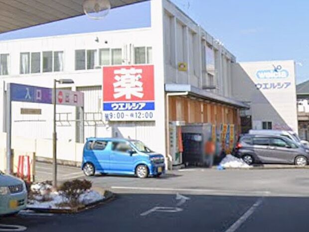 ドラッグストア 500m ウエルシア春日部豊春店