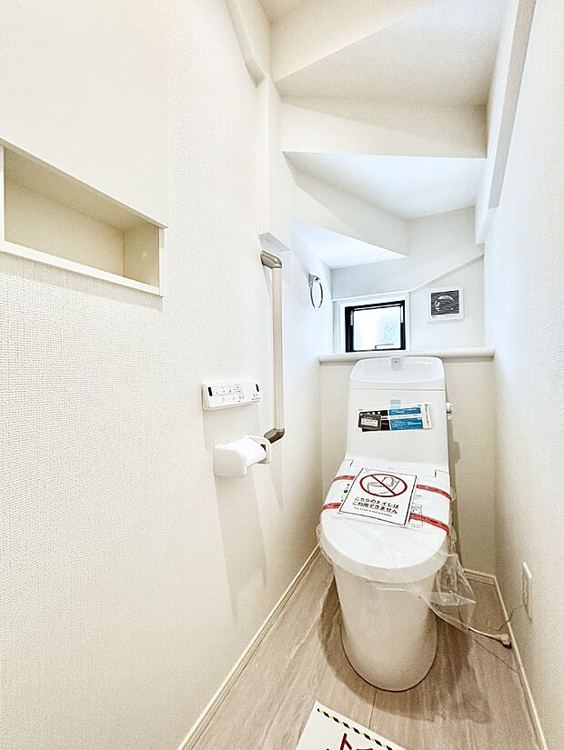 ウォシュレット付きトイレが1階と2階それぞれに配置されていてとても便利です。