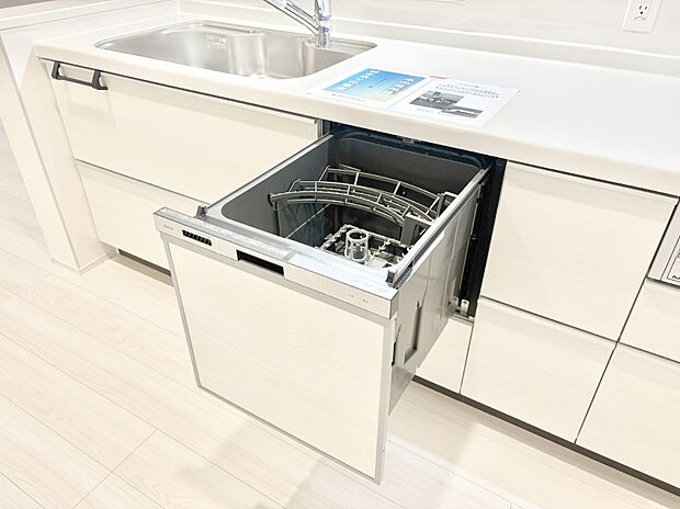 面倒なお片づけは食洗機にお任せ!家事の負担が減って、時間にも気持ちにもゆとりができます。