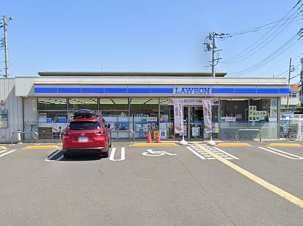 コンビニ 400m ローソン 上尾瓦葺安中店
